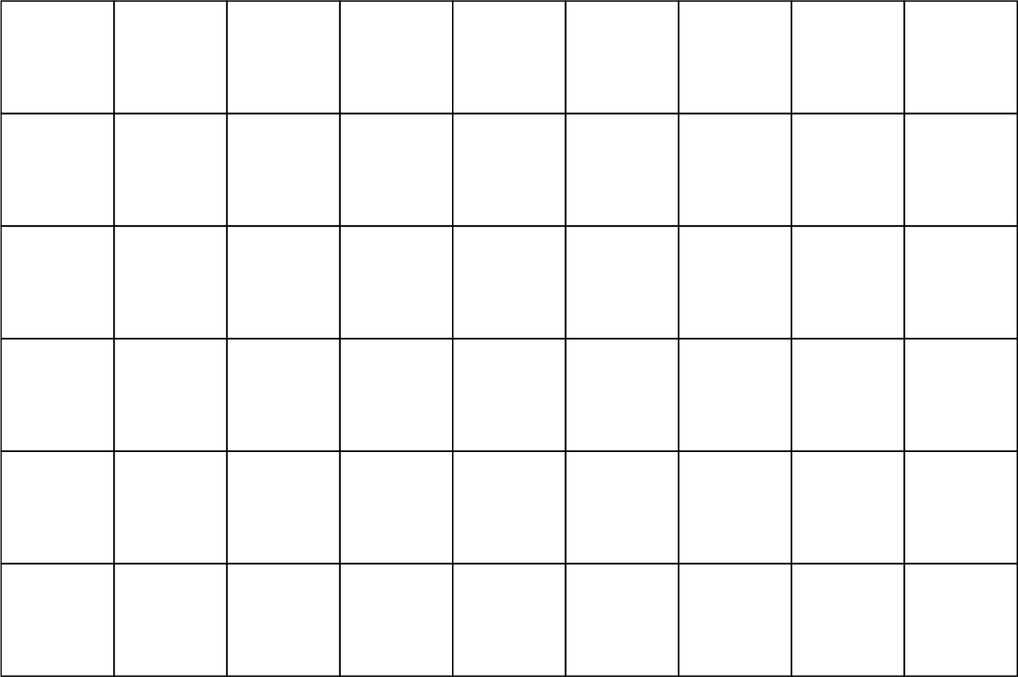 Rectangle Grid - Horizontal